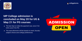 MP Colleges Admission Concluded